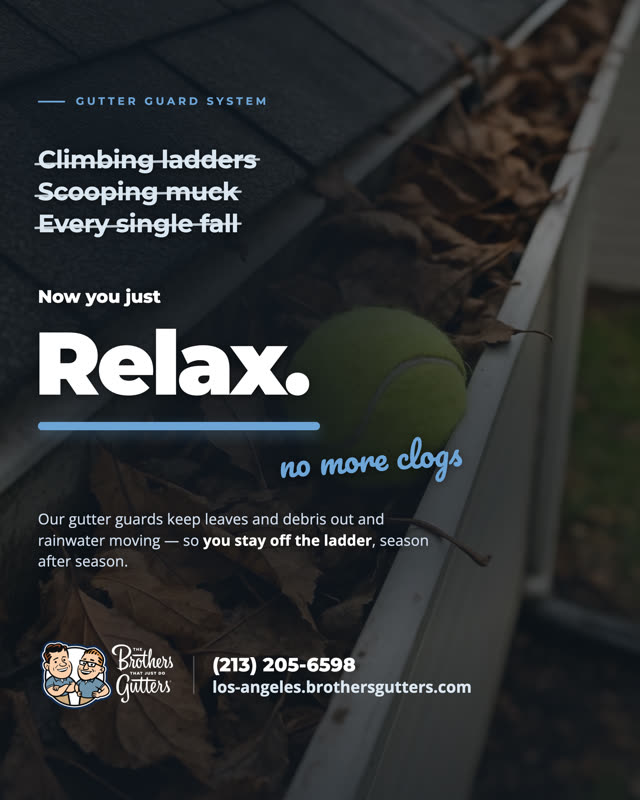 Post about gutter guards that keep leaves and debris out
