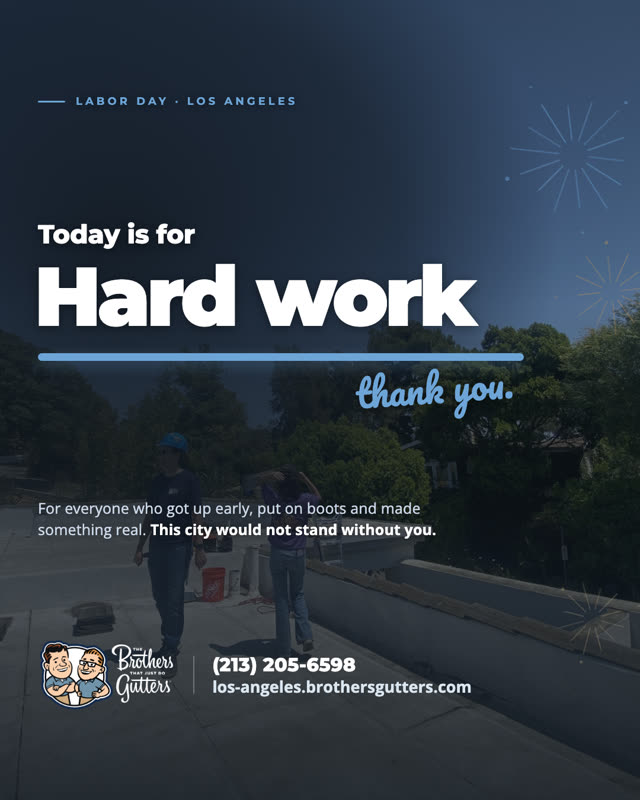 Labor Day post thanking the people who build and maintain Los Angeles