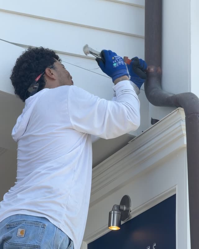 Reel from a gutter installation in Pacific Palisades